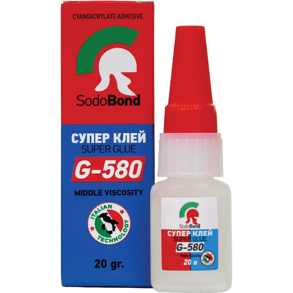 Суперклей Sodobond G580, 20 грамм