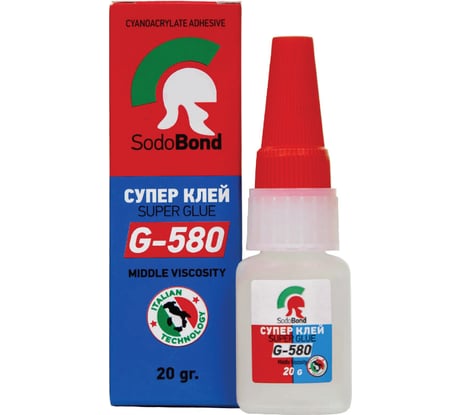 Суперклей SODOBOND G-580 12 гр (нетто) 4631140071047
