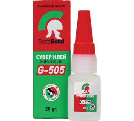 Суперклей SODOBOND G-505 12 гр (нетто) 4631140071023
