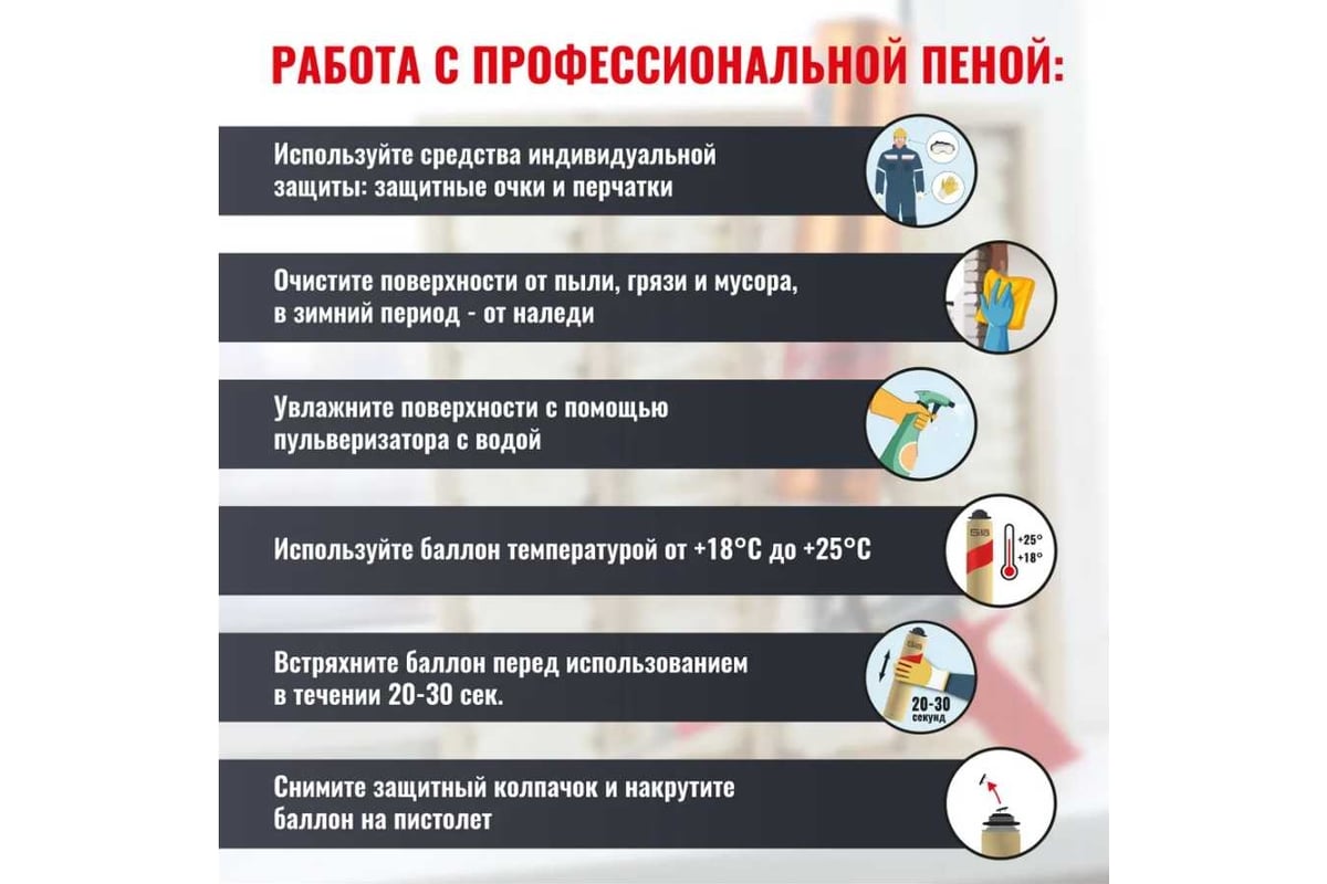 Огнестойкая профессиональная монтажная пена Sila Pro B1 Firestop 65 ...