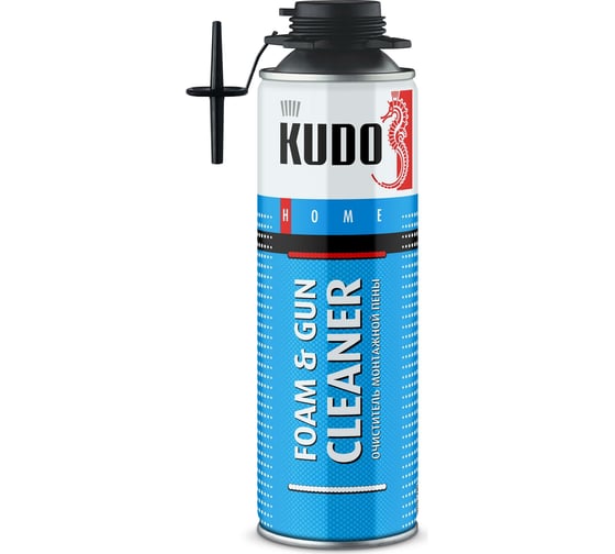 Очиститель монтажной пены KUDO бытовой HOME FOAM&GUN CLEANER 650 мл 11606536