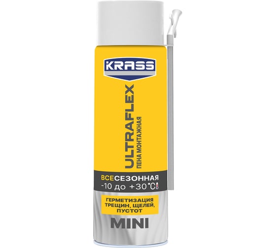 Монтажная пена KRASS Mini Всесезонная 0,25 л ЛА-00004195