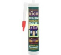 Нейтральный силиконовый герметик RICH прозрачный 115162