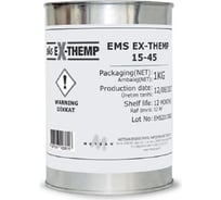 Жидкий клей высокотемпературный EMS DUBELL EMS EX-THEMP 15-45 (1100 °C) 1 кг 9630270360