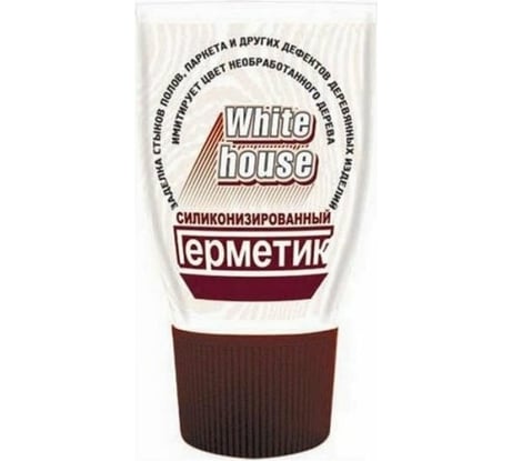 Силиконизированный герметик White House (белый; тюбик) 14526