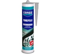 Герметик силиконовый универсальный KRASS черный, 300 мл, ЛА-00003411