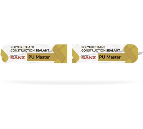 Клей-герметик полиуретановый строительный SANZ PU MASTER 40, белый, 600 мл PU-M-WH-0928