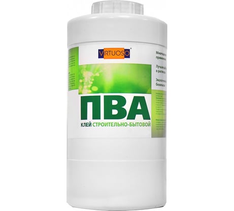 Строительный клей ПВА VIRTUOSO (0.9 кг; морозостойкий) 26077