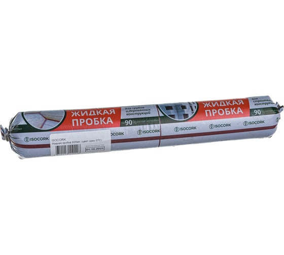 Однокомпонентный герметик Isocork из пробковой крошки и эластичного связующего 500 ПГ7С
