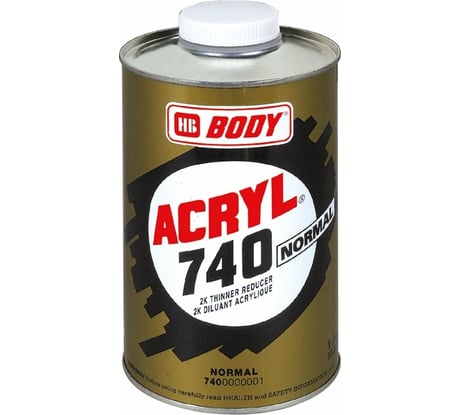 Растворитель HB BODY 740 ACRYL 1л 7400000001