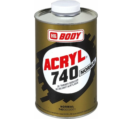 Растворитель HB BODY 740 ACRYL 1л 7400000001