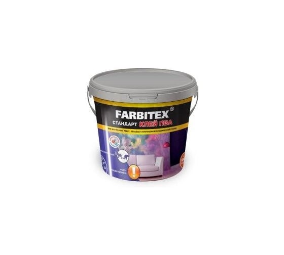 Клей ПВА ABC FARBEN стандарт универсальный 10 кг HARDY 4300016472
