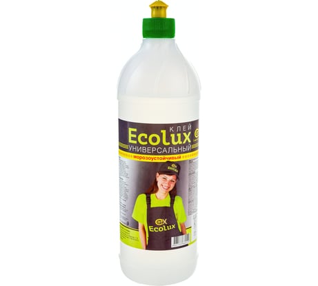 Универсальный полимерный клей ECOLUX (морозоустойчивый; 1 л) 4607133680510