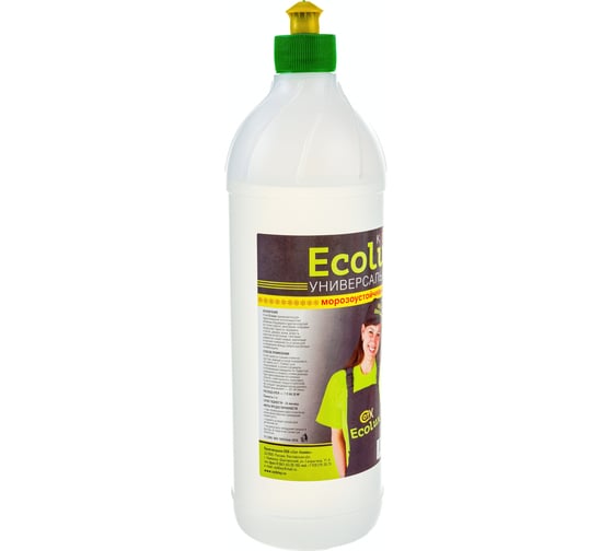 Универсальный полимерный клей ECOLUX (морозоустойчивый; 1 л) 4607133680510