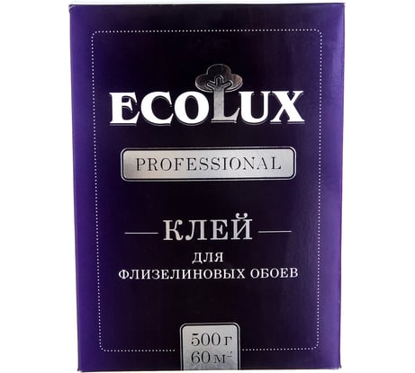 Клей для обоев ECOLUX PROFESSIONAL Флизелин 500 г 4607133681210