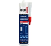 Силиконизированный герметик для окон и дверей KUDO PROFF (белый; 280 мл) SMS-291