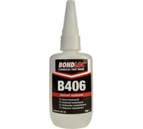 Моментальный цианоакрилатный клей для резин и пластиков Bondloc B406 50 гр B40650G