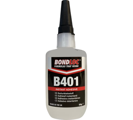 Моментальный цианоакрилатный клей общего назначения Bondloc B401 50 гр B40150G