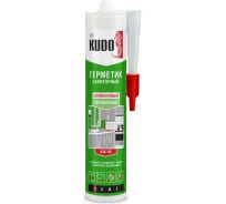 Силиконовый санитарный герметик KUDO (прозрачный; 280 мл) KSK-120