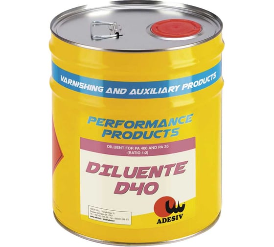 Растворитель ADESIV Diluente D40/D21. 18л AD3918D40
