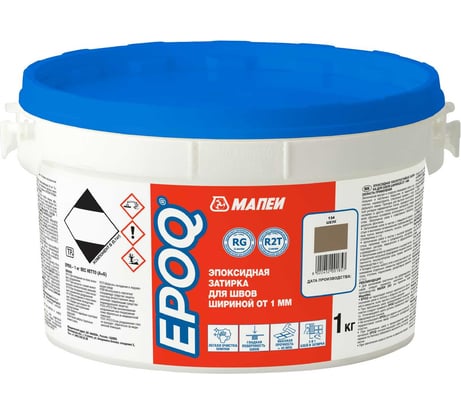 Затирка для швов EPOQ, МАПЕИ, цвет 134 Шелк, 1кг FG01613401
