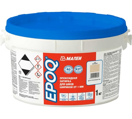 Затирка для швов EPOQ, МАПЕИ, цвет 132 Бежевый, 1кг FG01613201