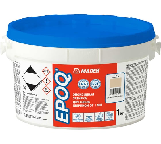 Затирка для швов EPOQ, МАПЕИ, цвет 132 Бежевый, 1кг FG01613201