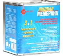 Водовытесняющая полимерная композиция Nippon Ace Жидкая Мембрана 3 in 1, 2,4 л LM-024-276