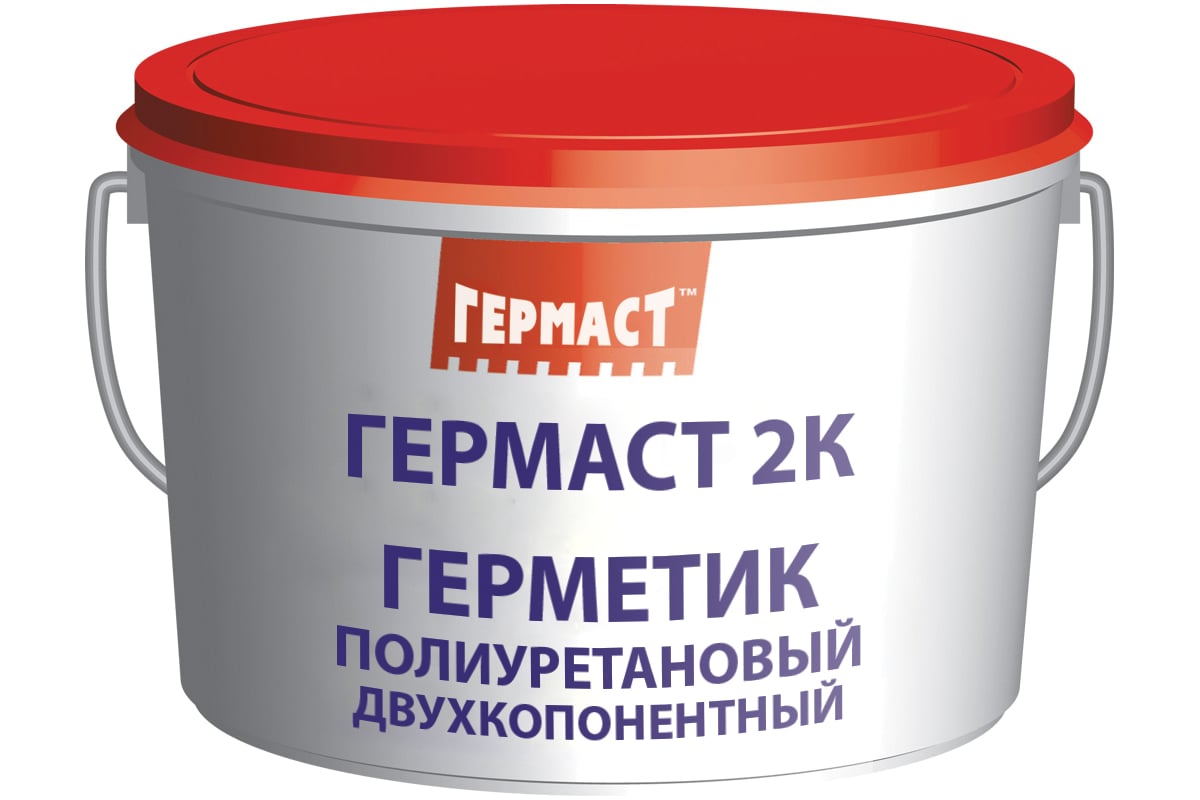 Полиуретановый герметик Гермаст 2К, 16,5 кг, серый 61458037 - выгодная .