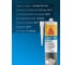 Нейтральный силиконовый санитарный герметик SIKA sil-140 Neutral (111/светло-серый) картридж 280 мл 842729 3