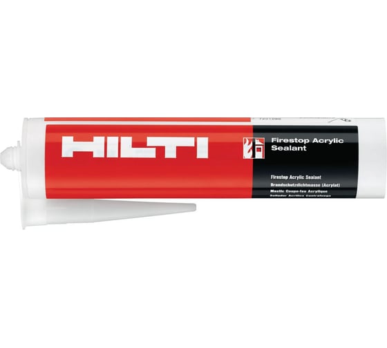 Противопожарный акриловый герметик HILTI CP 606 310мл 209625