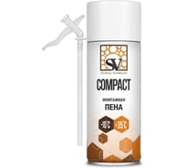 Пена монтажная всесезонная SV бытовая COMPACT 220 мл SV 111436