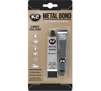Клей для стали K2 METAL BOND 2-х компонентный 56,7 гр B116