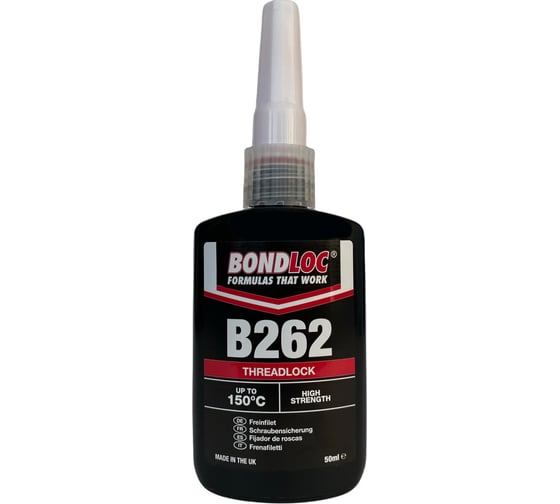 Резьбовой фиксатор средней/высокой прочности Bondloc B262 50 мл B26250ML