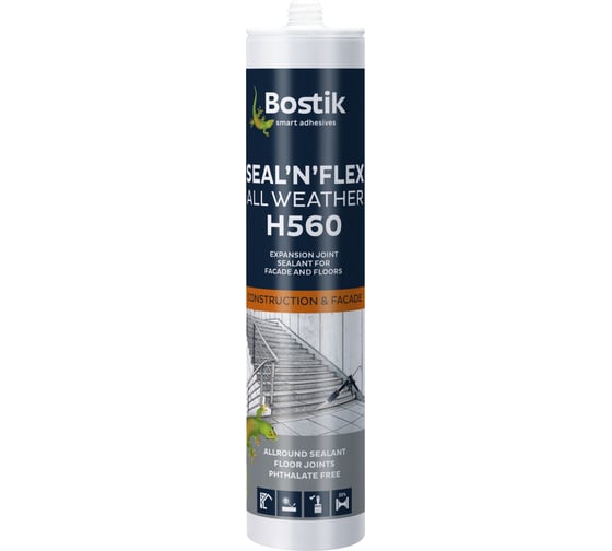 Герметик BOSTIK H560 Seal 'N' Flex All Weather белый, 290 мл 30619647 1