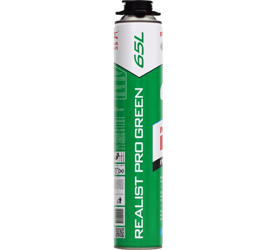 Пена монтажная REALIST PRO Green 65 л, зимняя 4602009041051