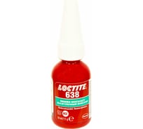 Фиксатор вал-втулочный быстроотверждаемый 638 LOCTITE 10 мл 1803038