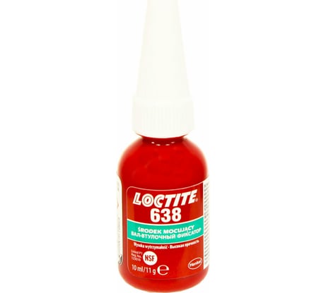 Фиксатор вал-втулочный быстроотверждаемый 638 LOCTITE 10 мл 1803038