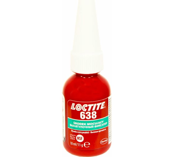 Фиксатор вал-втулочный быстроотверждаемый 638 LOCTITE 10 мл 1803038 1