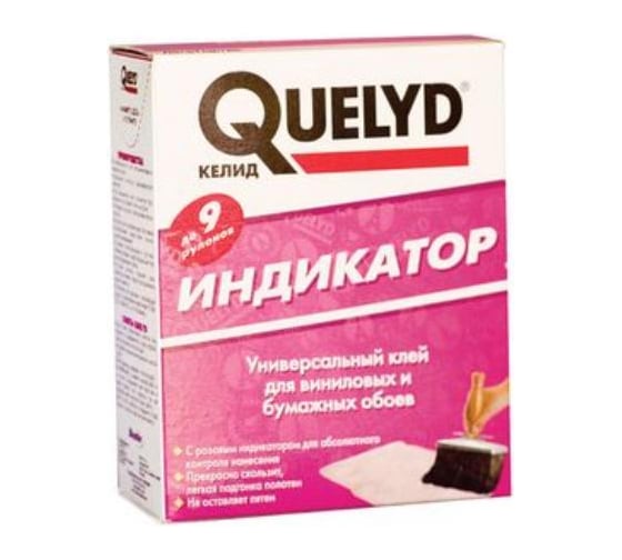 Клей для обоев с розовым индикатором нанесения Bostik Quelyd Индикатор 0.15 кг 4190