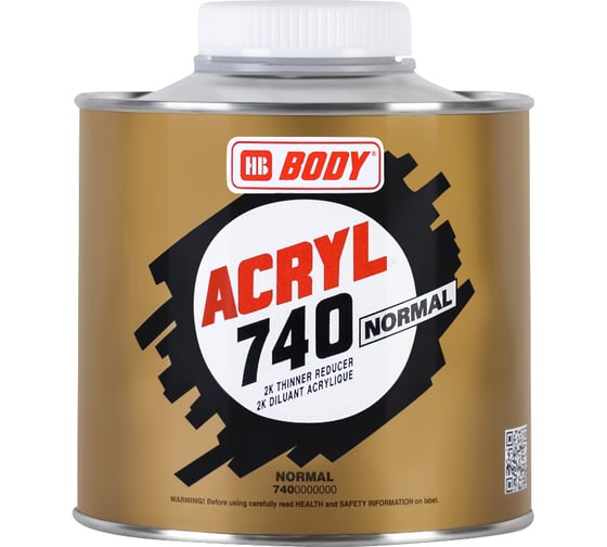 Растворитель HB BODY 740 ACRYL 0.5 л 7400000000 1