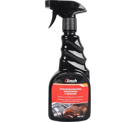 Преобразователь ржавчины с цинком Clinch триггер-спрей, 500 мл 33724 1