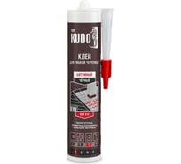 Клей KUDO HOME битумный для гибкой кровли, черный, 280 мл KBK-612