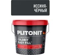 Затирка эпоксидная PLITONIT Colorit EasyFill, иссиня-черный, 2 кг Н010419