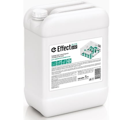 Санитарно-гигиеническое средство для удаления ржавчины EFFECT АЛЬФА 102 5 л 10717