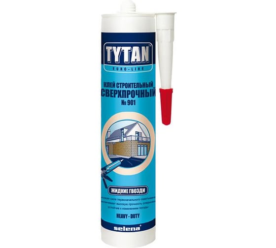 Сверхпрочный строительный клей Tytan Euro-line №901 0.390 кг 6249