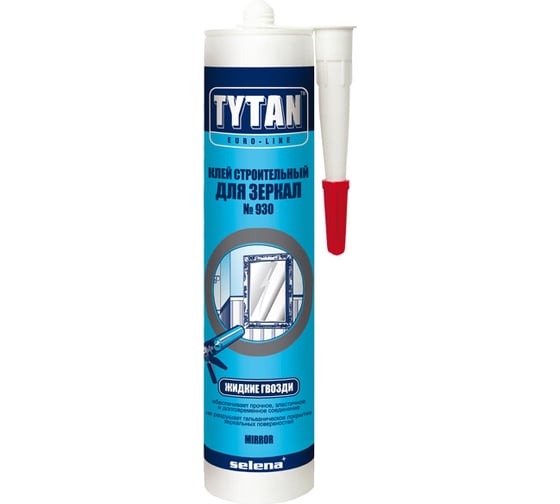 Строительный клей для зеркал Tytan Euro-line №930 0.380 кг 6252