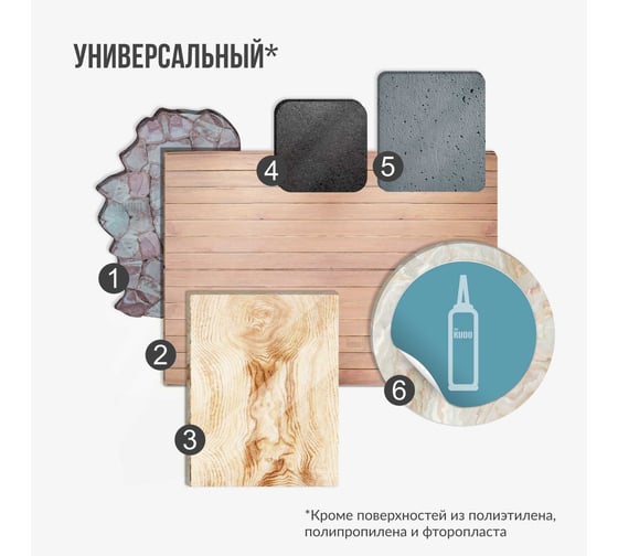 Клей Клеит Все KUDO CRYSTAL на основе гибридных полимеров прозрачный  280 мл КХ-5Т