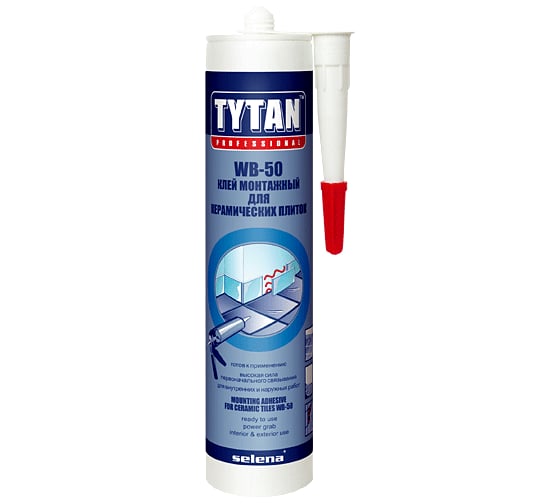Клей для керамических плиток Tytan Professional WB-50 бежевый 310 мл 6931 1