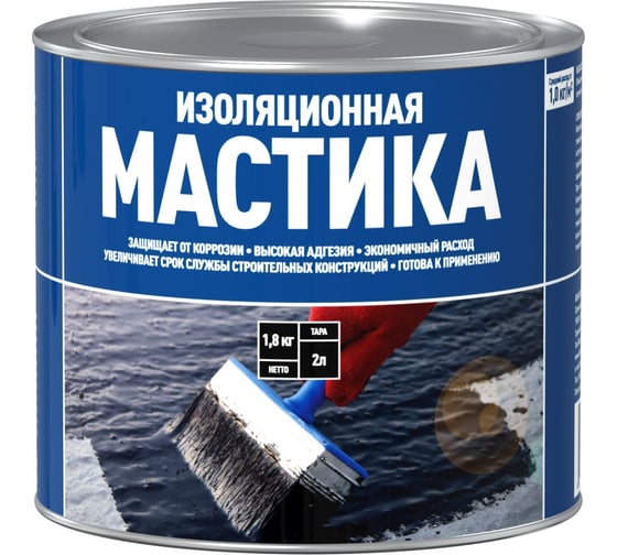 Мастика битумная изоляционная СТАРТ 2л/1,8кг 4607952907379 1